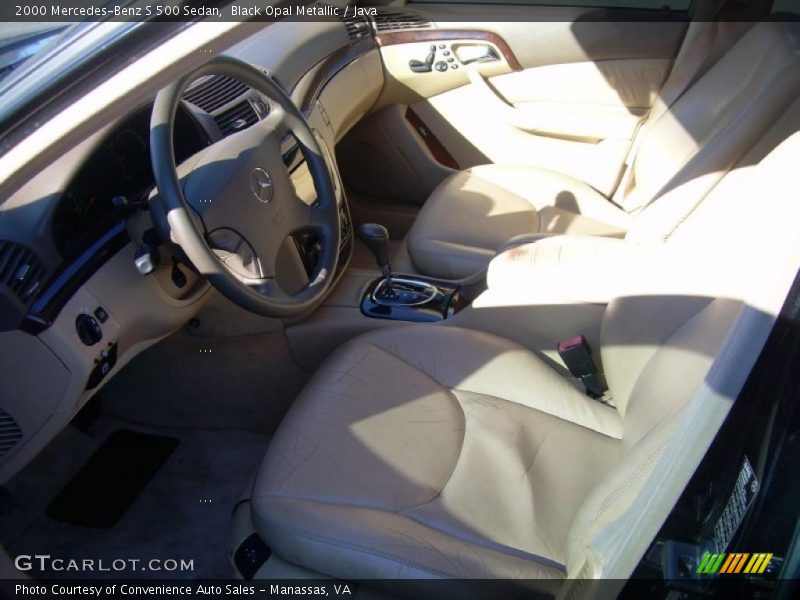 Black Opal Metallic / Java 2000 Mercedes-Benz S 500 Sedan