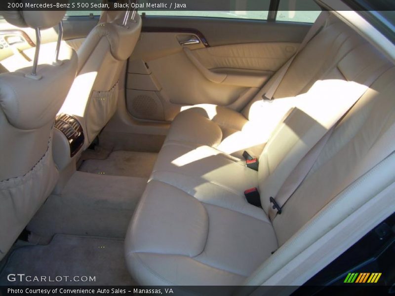 Black Opal Metallic / Java 2000 Mercedes-Benz S 500 Sedan