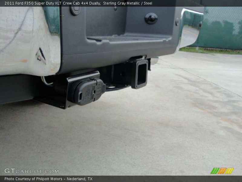 Sterling Gray Metallic / Steel 2011 Ford F350 Super Duty XLT Crew Cab 4x4 Dually