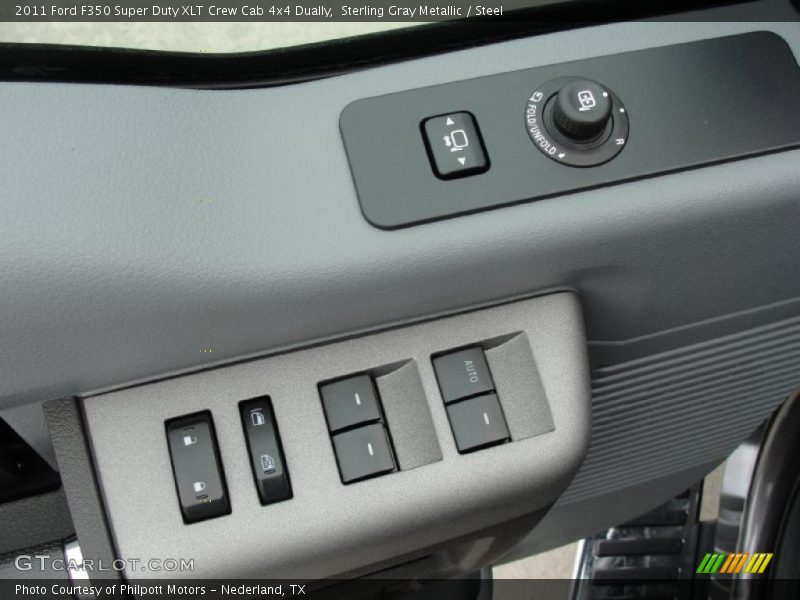 Sterling Gray Metallic / Steel 2011 Ford F350 Super Duty XLT Crew Cab 4x4 Dually