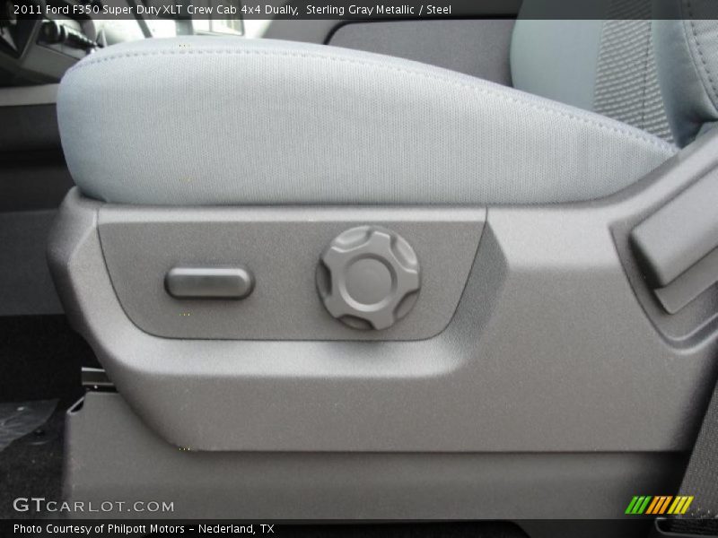 Sterling Gray Metallic / Steel 2011 Ford F350 Super Duty XLT Crew Cab 4x4 Dually