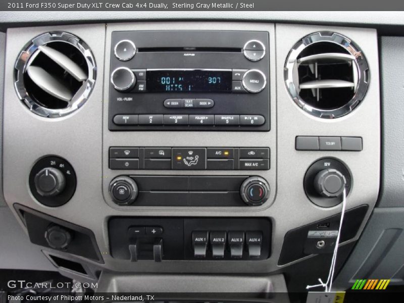 Sterling Gray Metallic / Steel 2011 Ford F350 Super Duty XLT Crew Cab 4x4 Dually