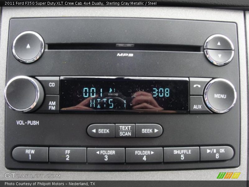 Sterling Gray Metallic / Steel 2011 Ford F350 Super Duty XLT Crew Cab 4x4 Dually