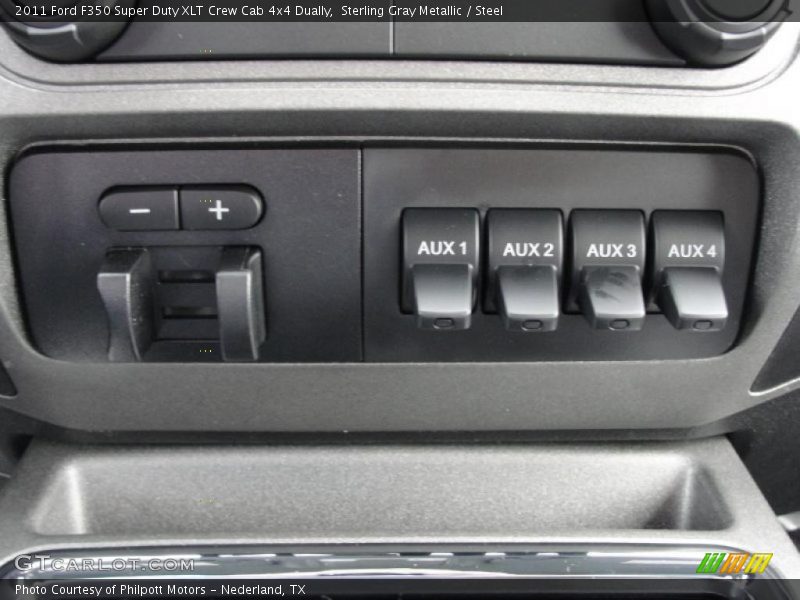 Sterling Gray Metallic / Steel 2011 Ford F350 Super Duty XLT Crew Cab 4x4 Dually