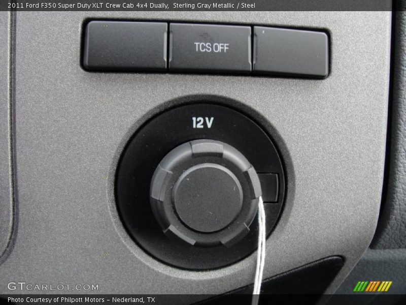 Sterling Gray Metallic / Steel 2011 Ford F350 Super Duty XLT Crew Cab 4x4 Dually