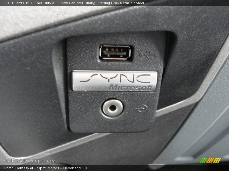 Sterling Gray Metallic / Steel 2011 Ford F350 Super Duty XLT Crew Cab 4x4 Dually