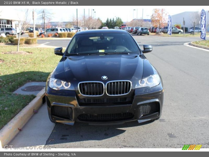 Black Sapphire Metallic / Black 2010 BMW X6 M