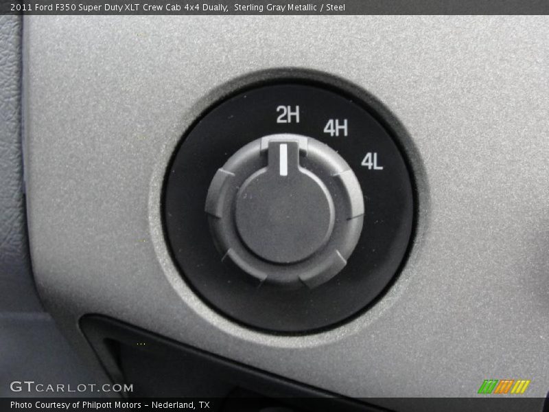 Sterling Gray Metallic / Steel 2011 Ford F350 Super Duty XLT Crew Cab 4x4 Dually