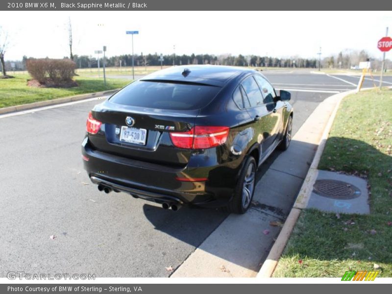 Black Sapphire Metallic / Black 2010 BMW X6 M