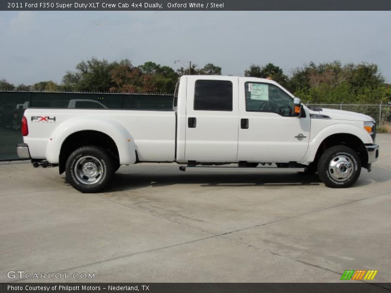  2011 F350 Super Duty XLT Crew Cab 4x4 Dually Oxford White