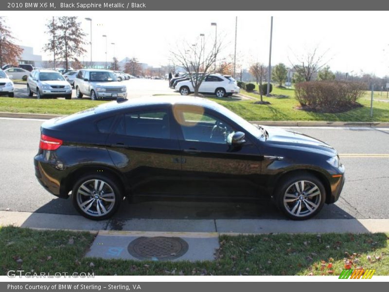 Black Sapphire Metallic / Black 2010 BMW X6 M