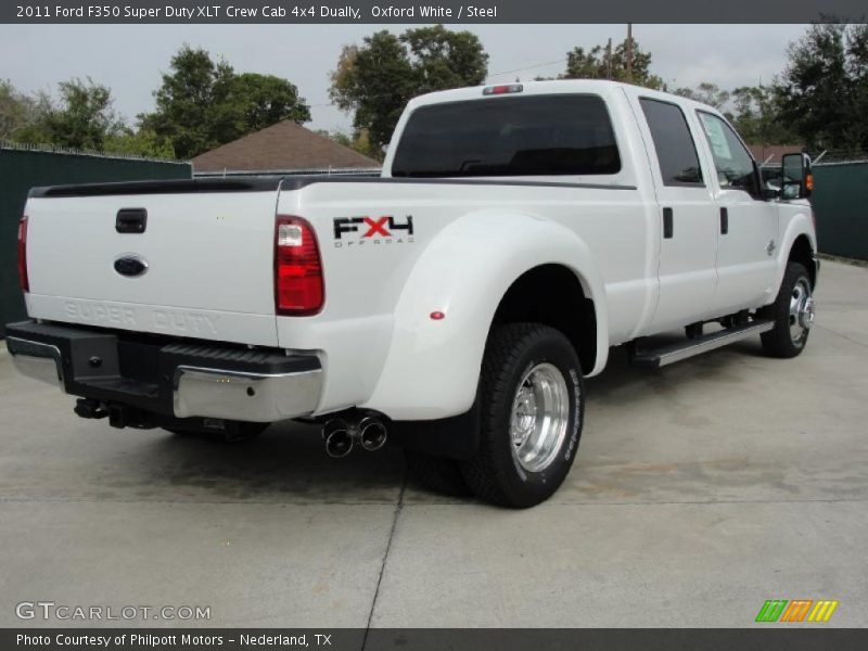  2011 F350 Super Duty XLT Crew Cab 4x4 Dually Oxford White