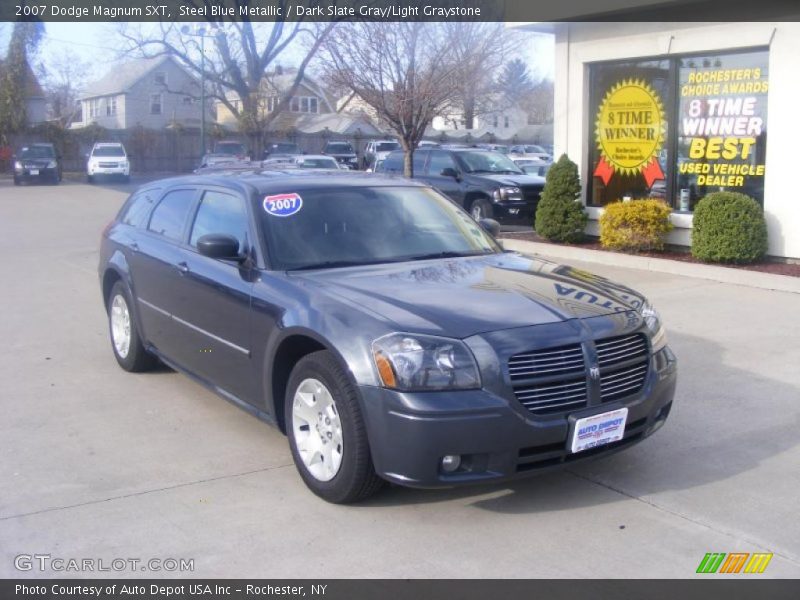 Steel Blue Metallic / Dark Slate Gray/Light Graystone 2007 Dodge Magnum SXT