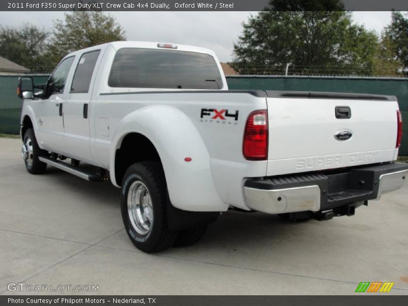  2011 F350 Super Duty XLT Crew Cab 4x4 Dually Oxford White