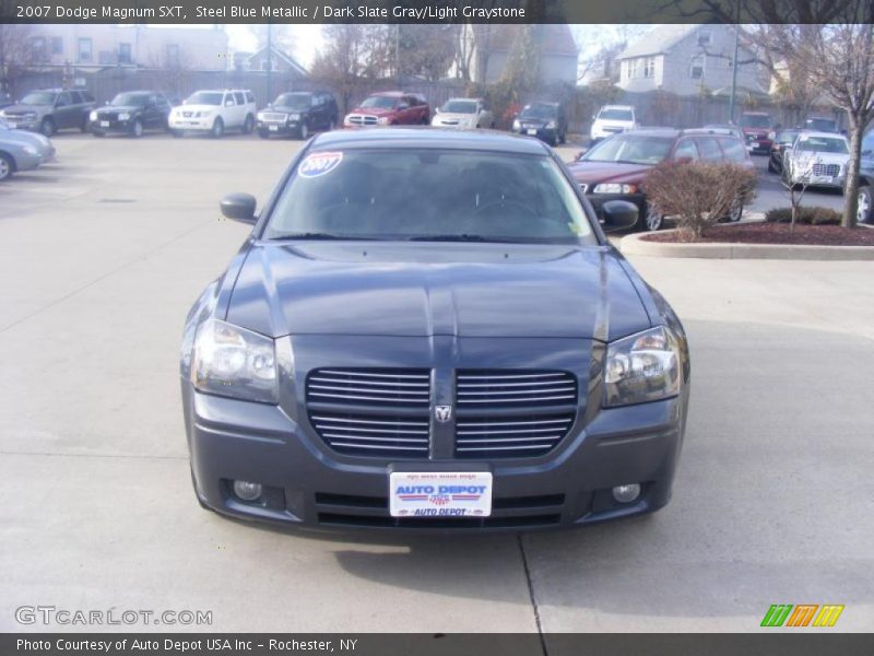 Steel Blue Metallic / Dark Slate Gray/Light Graystone 2007 Dodge Magnum SXT