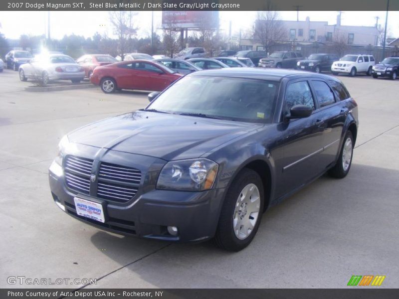 Steel Blue Metallic / Dark Slate Gray/Light Graystone 2007 Dodge Magnum SXT