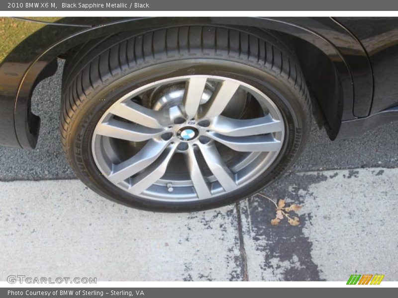 Black Sapphire Metallic / Black 2010 BMW X6 M