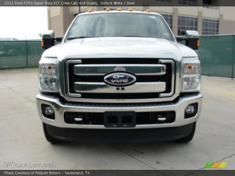  2011 F350 Super Duty XLT Crew Cab 4x4 Dually Oxford White