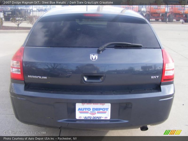 Steel Blue Metallic / Dark Slate Gray/Light Graystone 2007 Dodge Magnum SXT