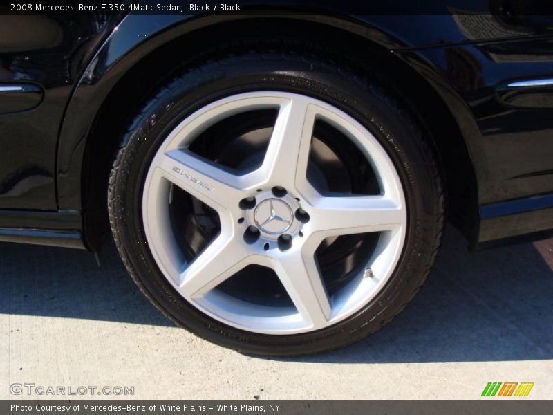 Black / Black 2008 Mercedes-Benz E 350 4Matic Sedan