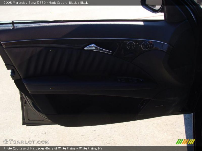 Black / Black 2008 Mercedes-Benz E 350 4Matic Sedan