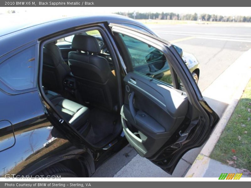 Black Sapphire Metallic / Black 2010 BMW X6 M