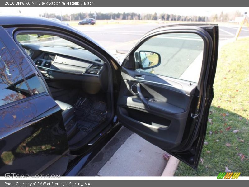 Black Sapphire Metallic / Black 2010 BMW X6 M
