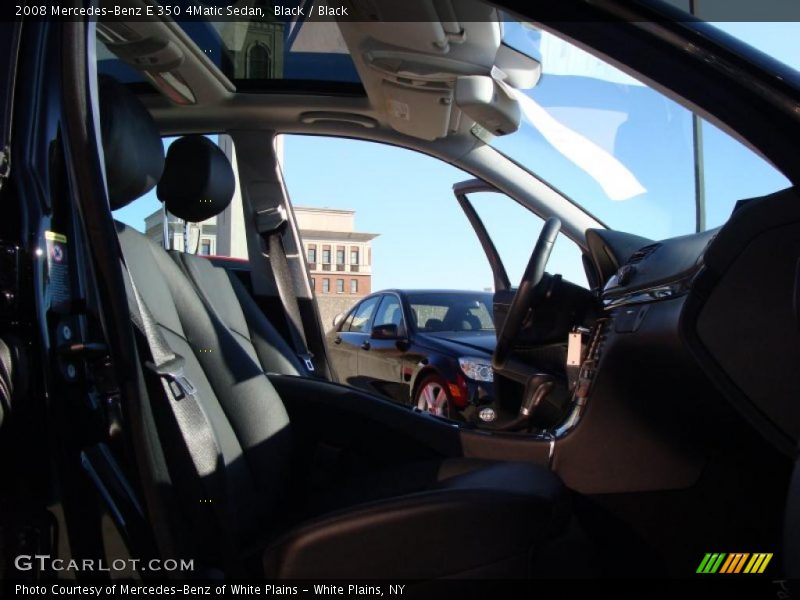 Black / Black 2008 Mercedes-Benz E 350 4Matic Sedan