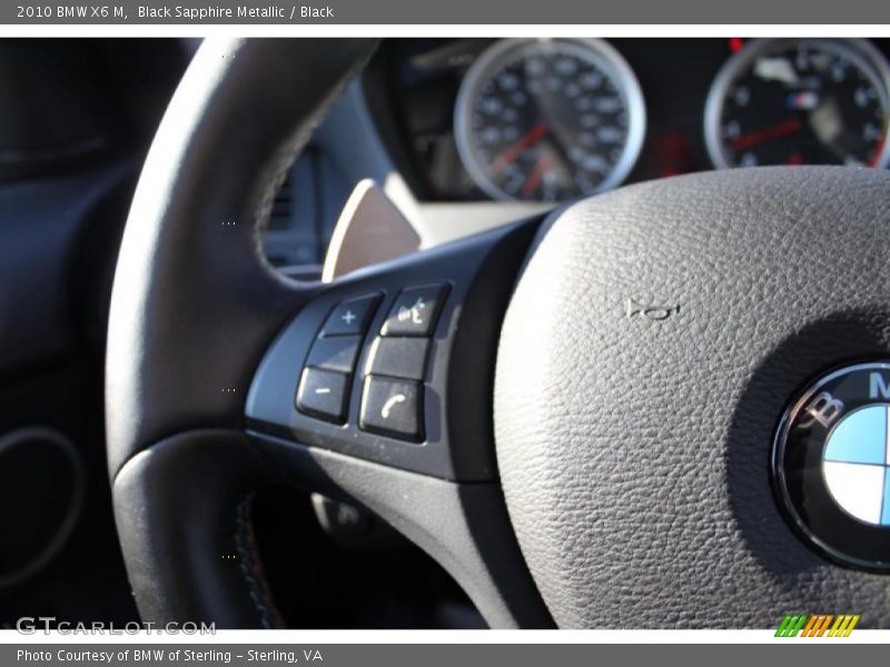 Black Sapphire Metallic / Black 2010 BMW X6 M