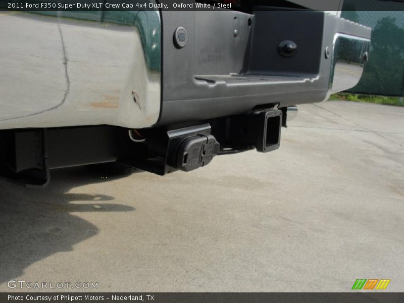 Oxford White / Steel 2011 Ford F350 Super Duty XLT Crew Cab 4x4 Dually