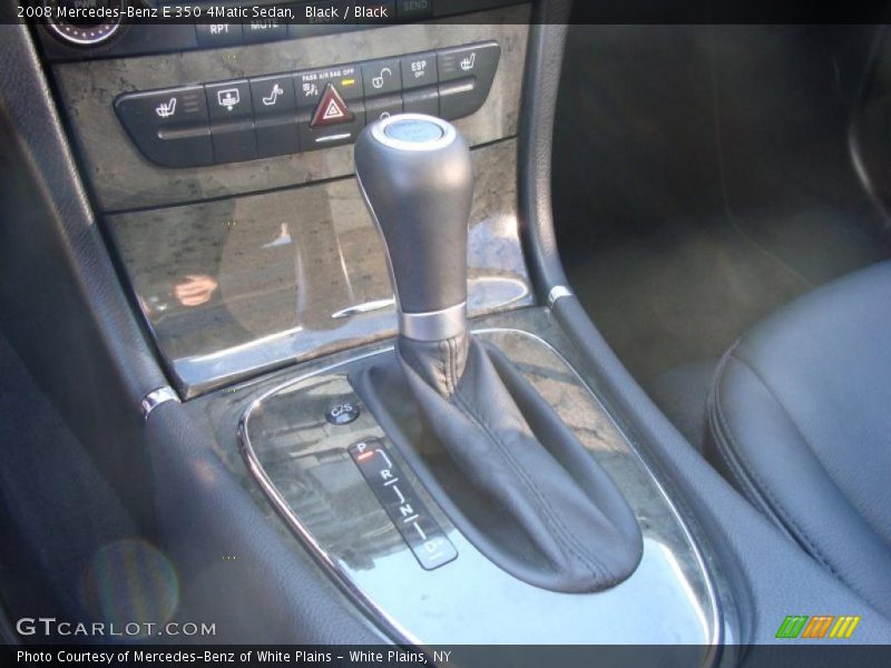 Black / Black 2008 Mercedes-Benz E 350 4Matic Sedan