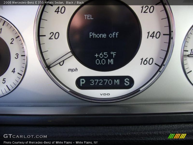 Black / Black 2008 Mercedes-Benz E 350 4Matic Sedan