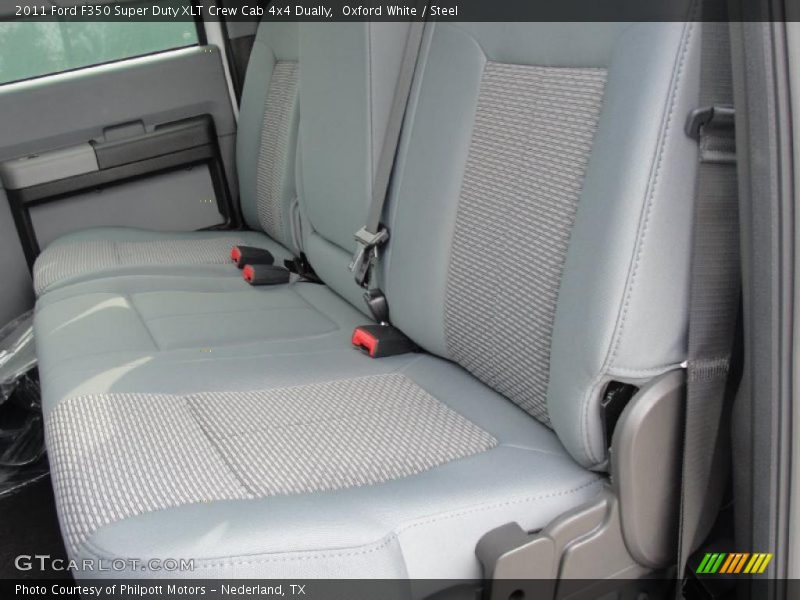  2011 F350 Super Duty XLT Crew Cab 4x4 Dually Steel Interior