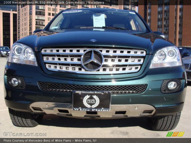 Jade Green Metallic / Macadamia 2008 Mercedes-Benz ML 350 4Matic