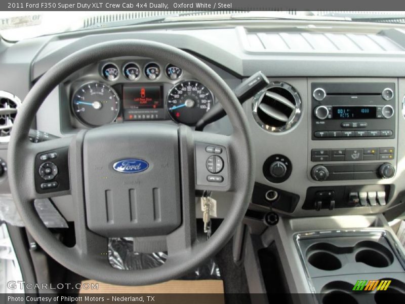 Dashboard of 2011 F350 Super Duty XLT Crew Cab 4x4 Dually