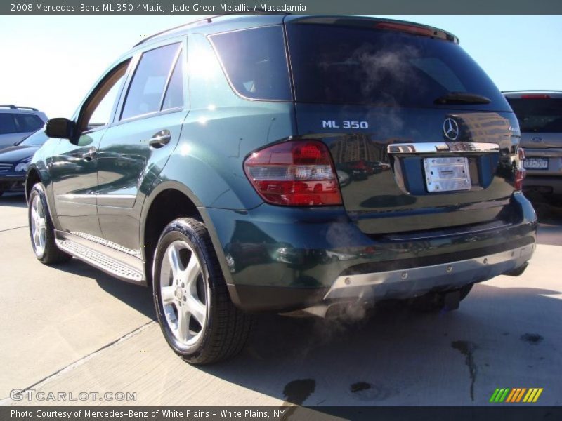 Jade Green Metallic / Macadamia 2008 Mercedes-Benz ML 350 4Matic