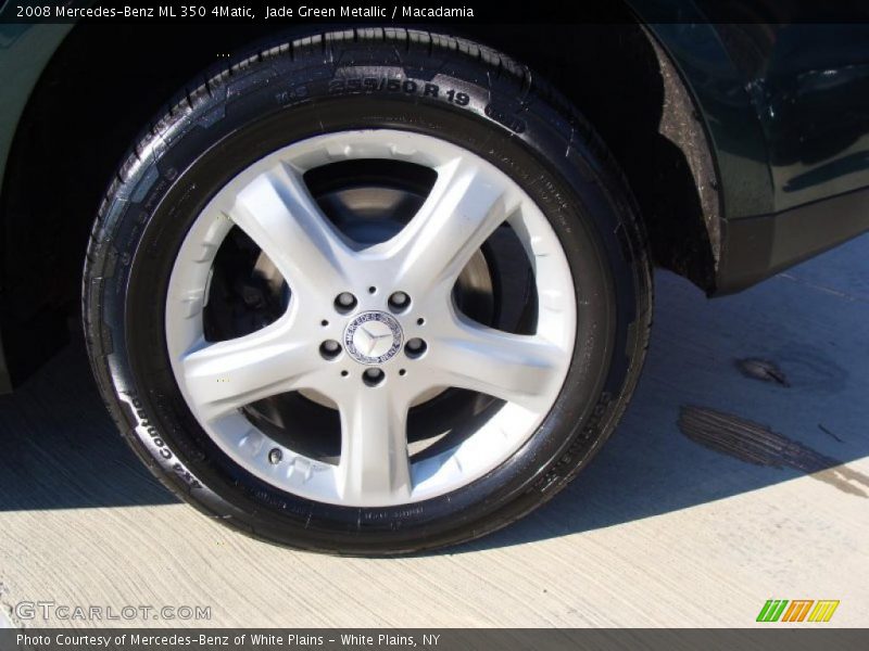 Jade Green Metallic / Macadamia 2008 Mercedes-Benz ML 350 4Matic