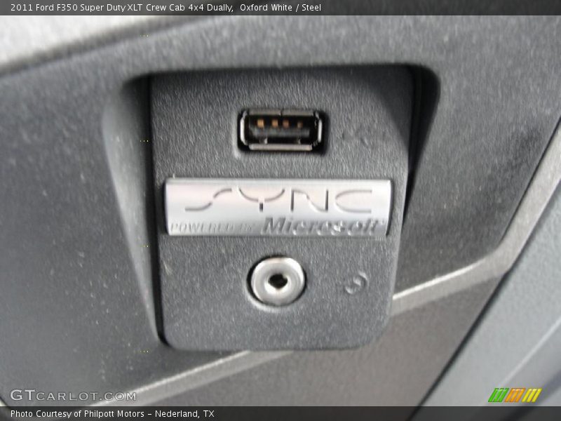 Oxford White / Steel 2011 Ford F350 Super Duty XLT Crew Cab 4x4 Dually