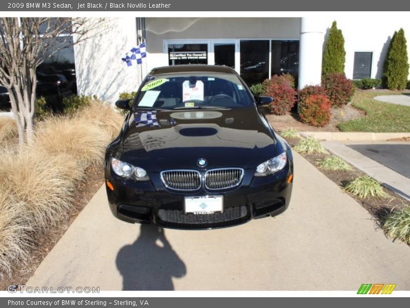 Jet Black / Black Novillo Leather 2009 BMW M3 Sedan