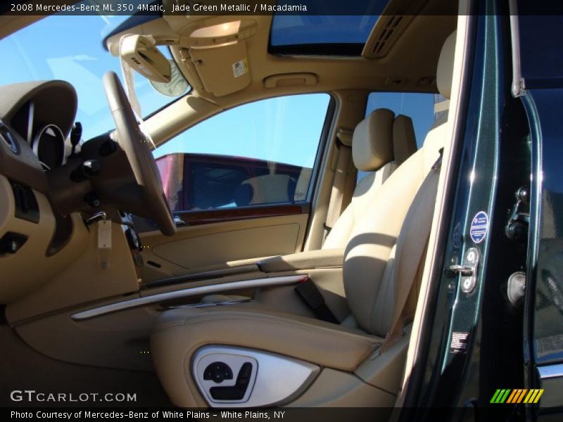 Jade Green Metallic / Macadamia 2008 Mercedes-Benz ML 350 4Matic