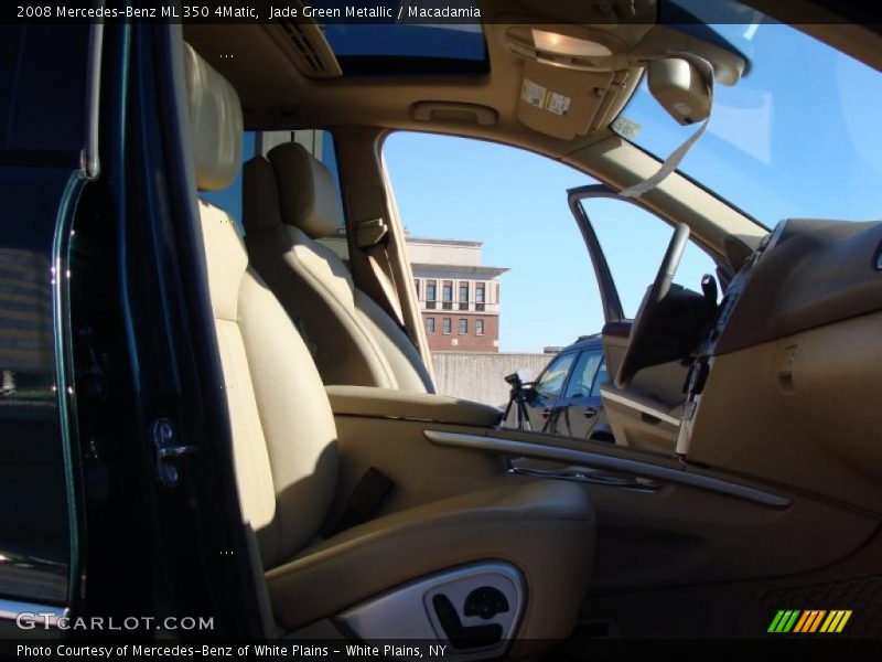 Jade Green Metallic / Macadamia 2008 Mercedes-Benz ML 350 4Matic