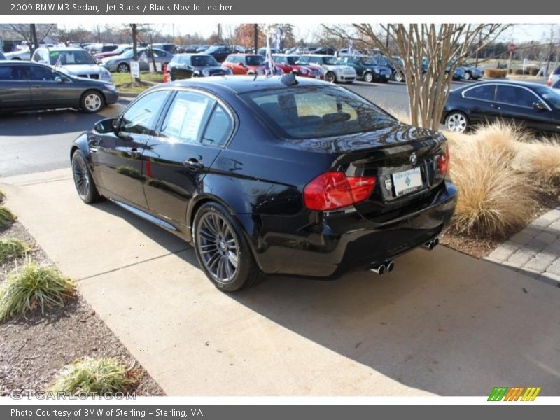 Jet Black / Black Novillo Leather 2009 BMW M3 Sedan