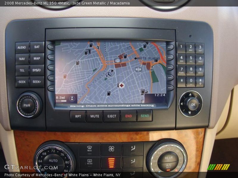 Jade Green Metallic / Macadamia 2008 Mercedes-Benz ML 350 4Matic