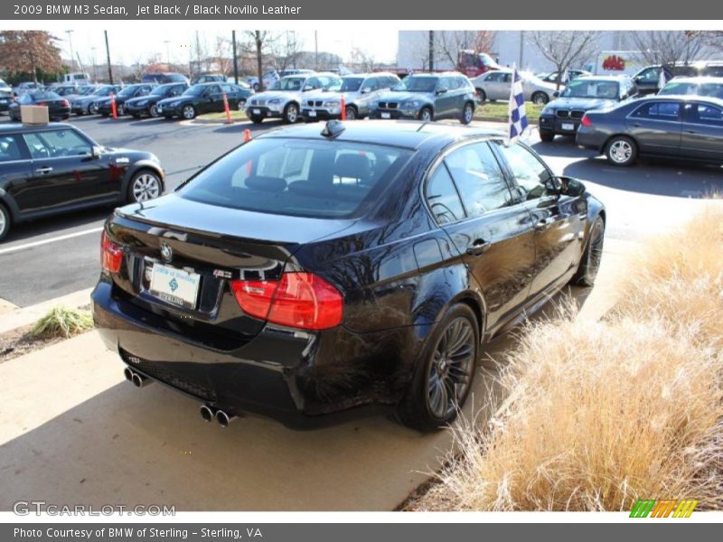 Jet Black / Black Novillo Leather 2009 BMW M3 Sedan