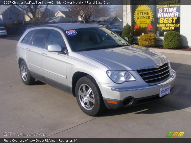 Bright Silver Metallic / Pastel Slate Gray 2007 Chrysler Pacifica Touring AWD