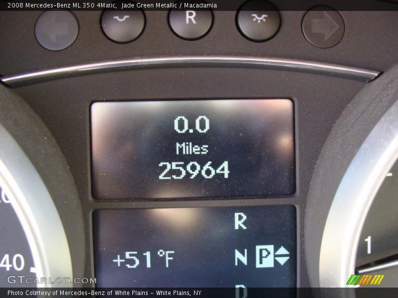 Jade Green Metallic / Macadamia 2008 Mercedes-Benz ML 350 4Matic