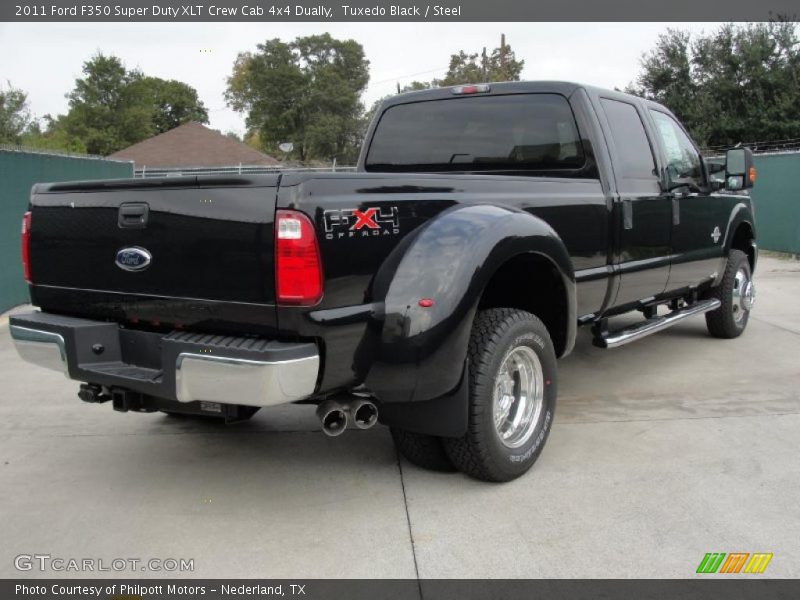 Tuxedo Black / Steel 2011 Ford F350 Super Duty XLT Crew Cab 4x4 Dually