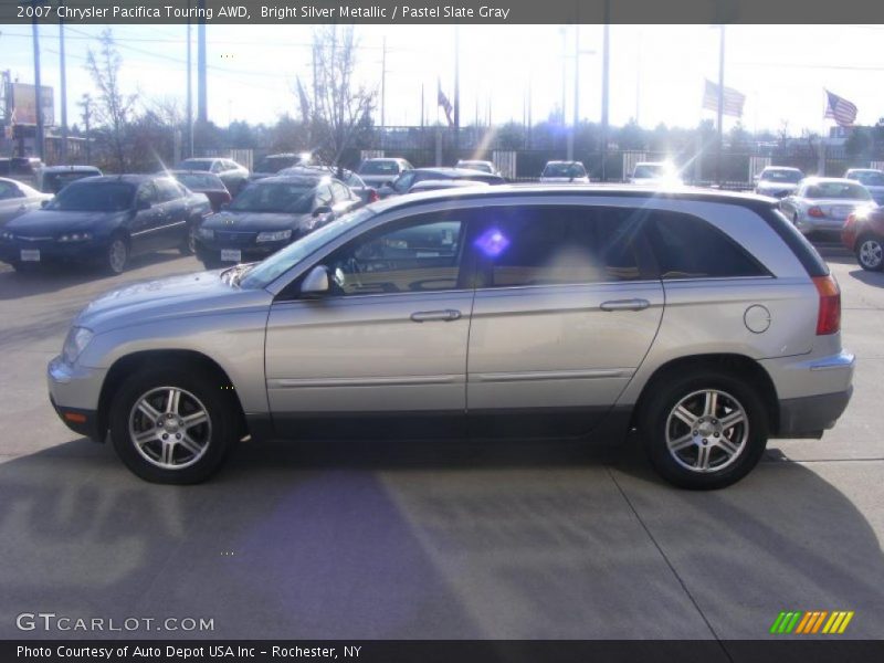 Bright Silver Metallic / Pastel Slate Gray 2007 Chrysler Pacifica Touring AWD