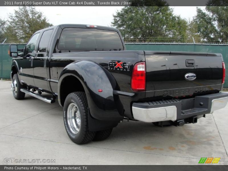 Tuxedo Black / Steel 2011 Ford F350 Super Duty XLT Crew Cab 4x4 Dually