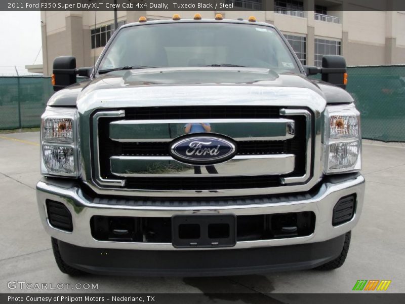 Tuxedo Black / Steel 2011 Ford F350 Super Duty XLT Crew Cab 4x4 Dually